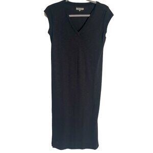 Madewell Black Cotton Jersey Dress